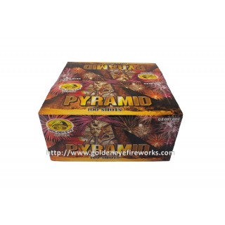 Kembang Api Pyramid Cake 0.8 inch 100 Shots - GE08100C